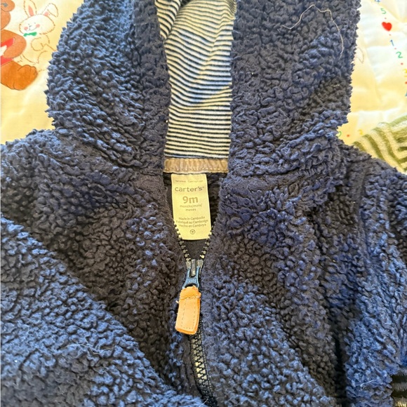 3 footies. One Sherpa teddy bear outfit - Picture 3 of 3